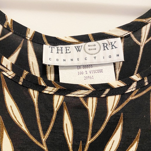 The Work 2 Piece Floral Tank & Skirt Set Black 4 S - Picture 3 of 10